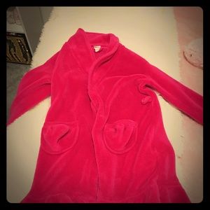 Pink girls robe